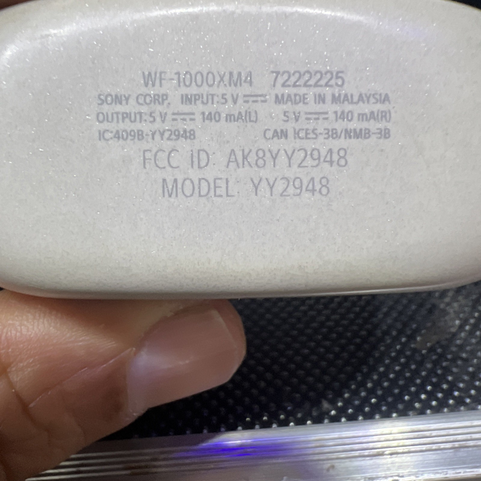 SONY WF-1000XM4 Wireless Earphone Noise cancelling – Silver (WF1000XM4)