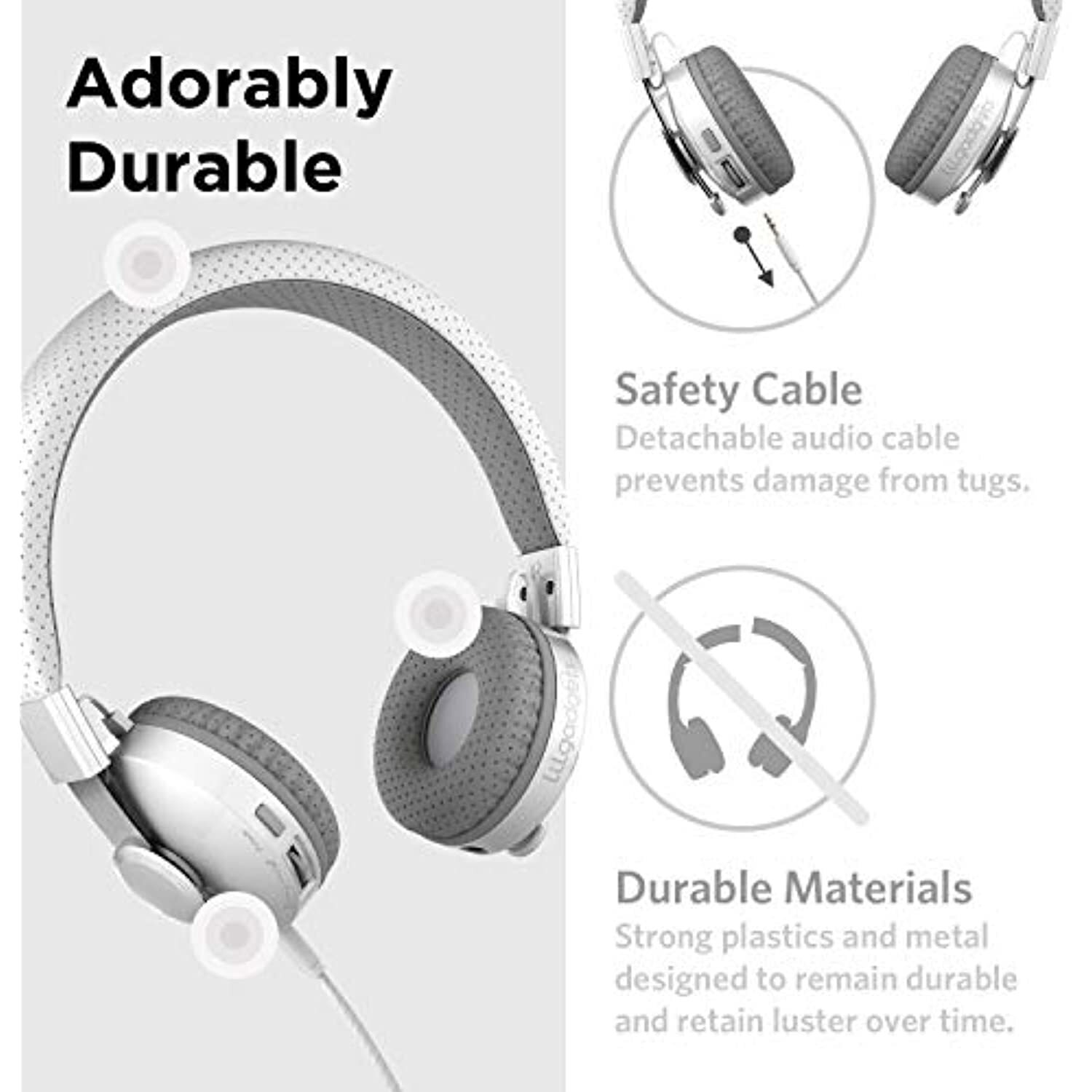 LilGadgets Untangled PRO Kids Premium Wireless Bluetooth Headphones with