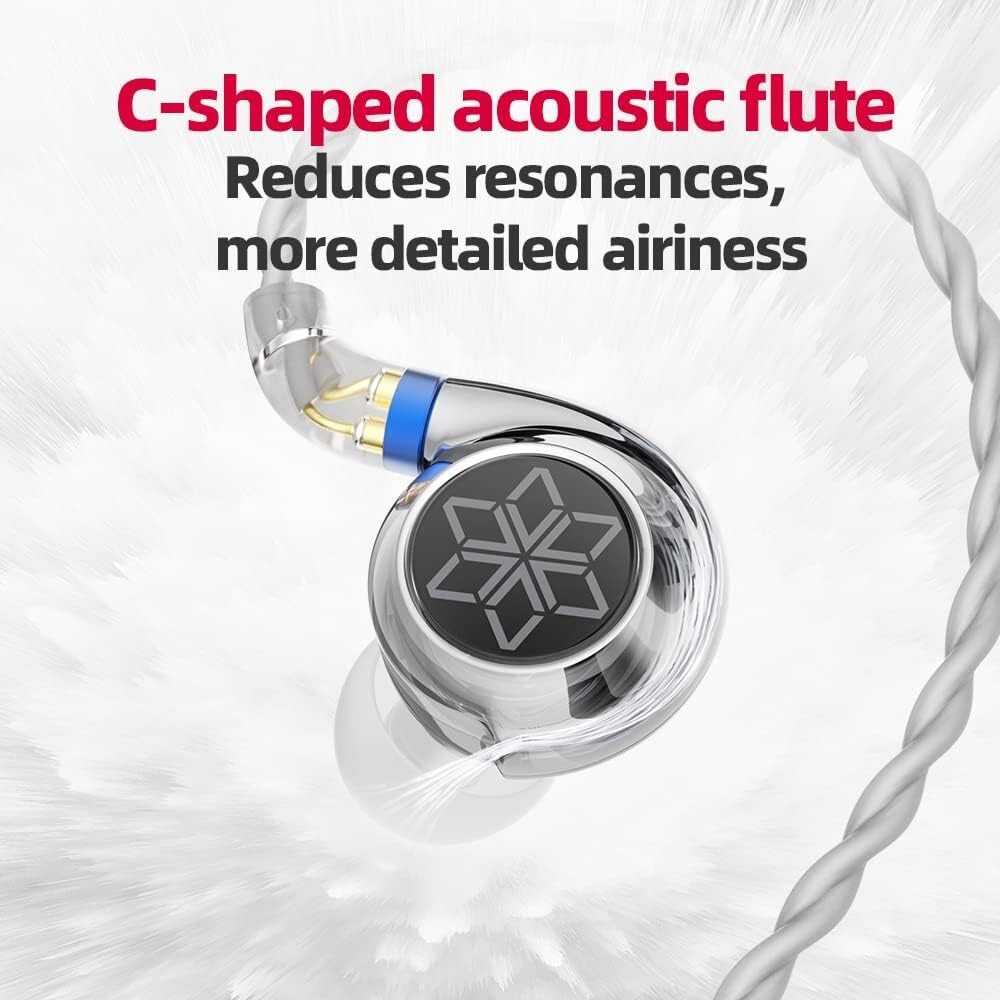 FiiO FD11 10mm Dynamic Driver IEMs In-Ear Earbuds w/0.78mm Detachable Cable