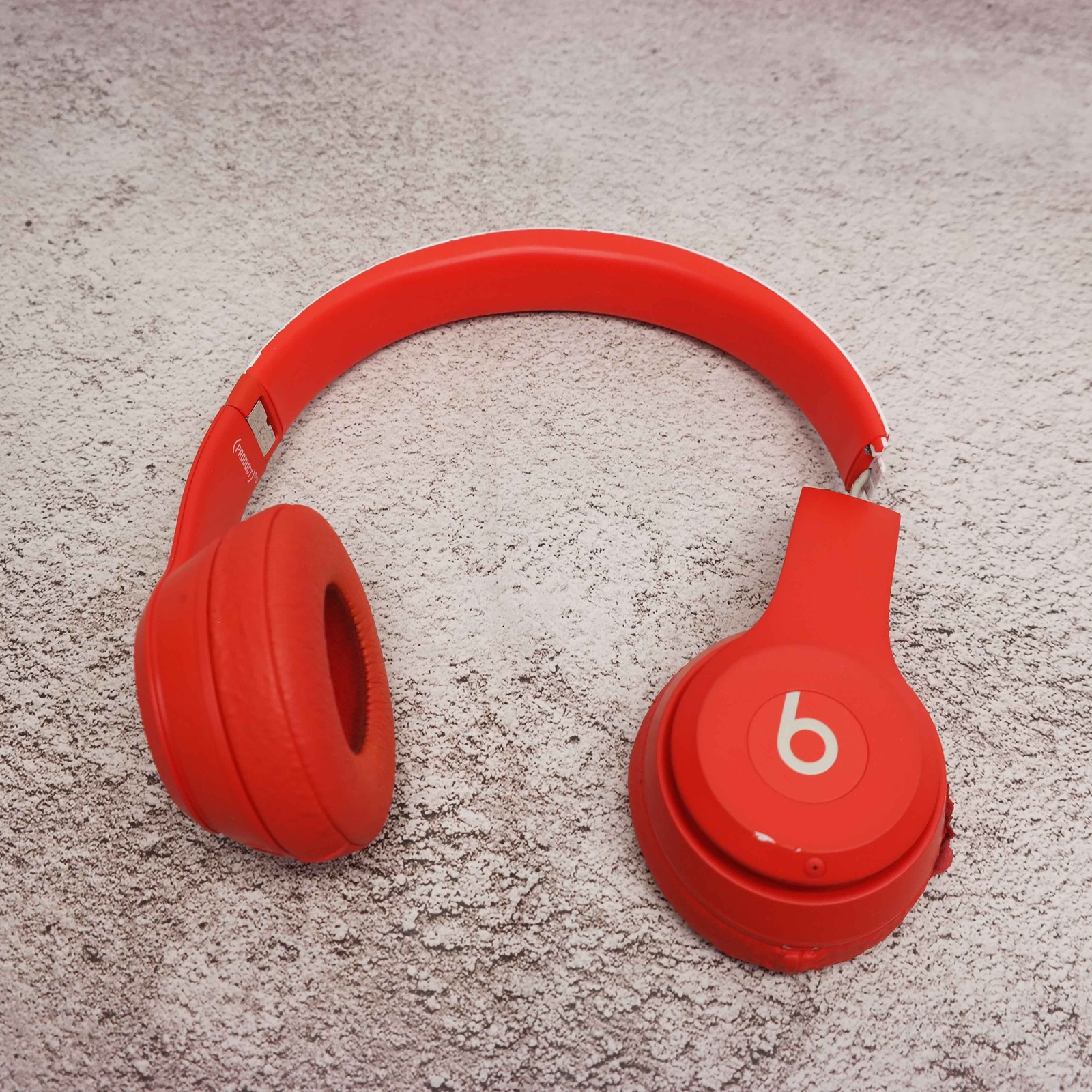 Beats Solo3 Wireless On-Ear Headphones Red (MX472LL/A) BROKEN