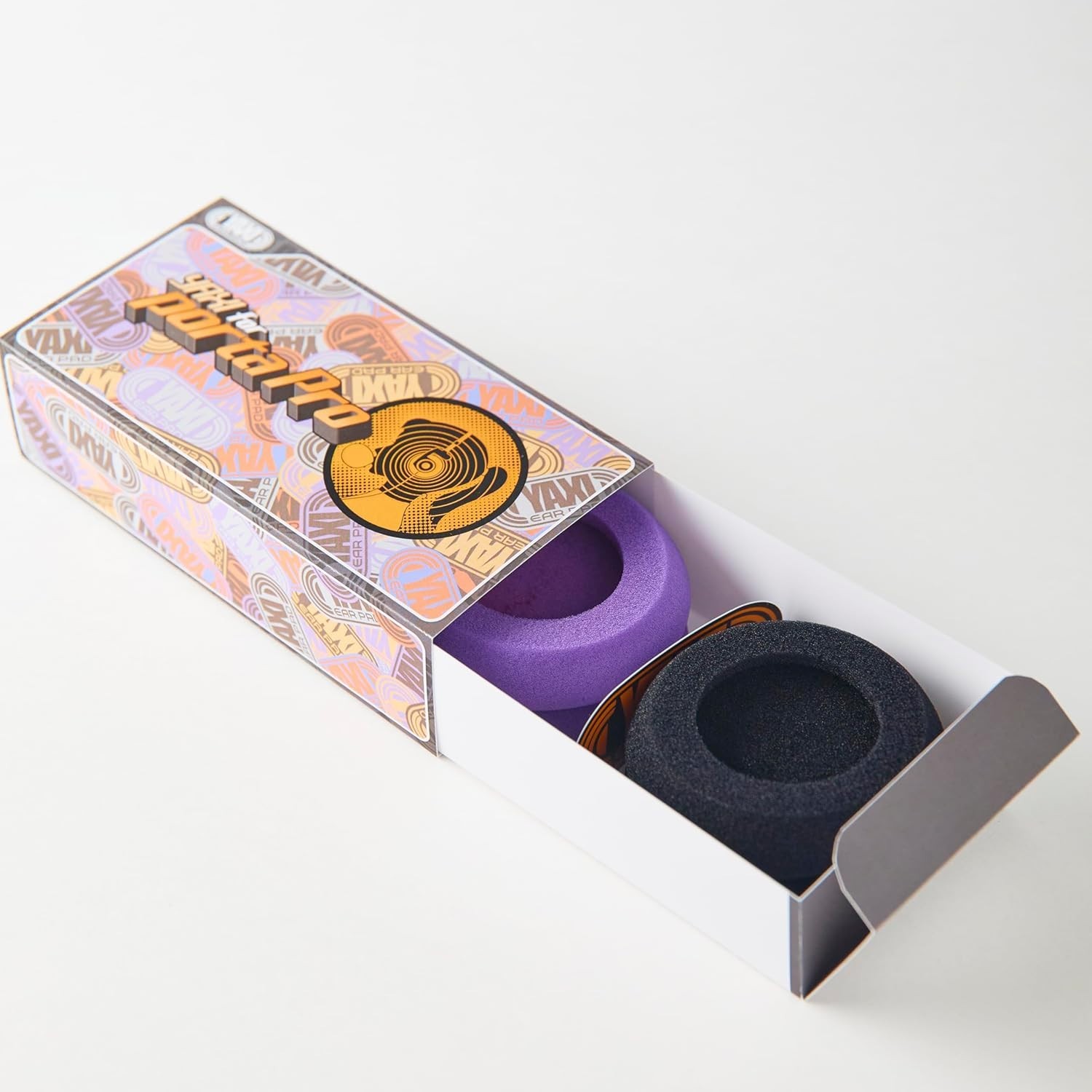 EARPADS for Koss PORTAPRO 2Pairs (Purple+Black)