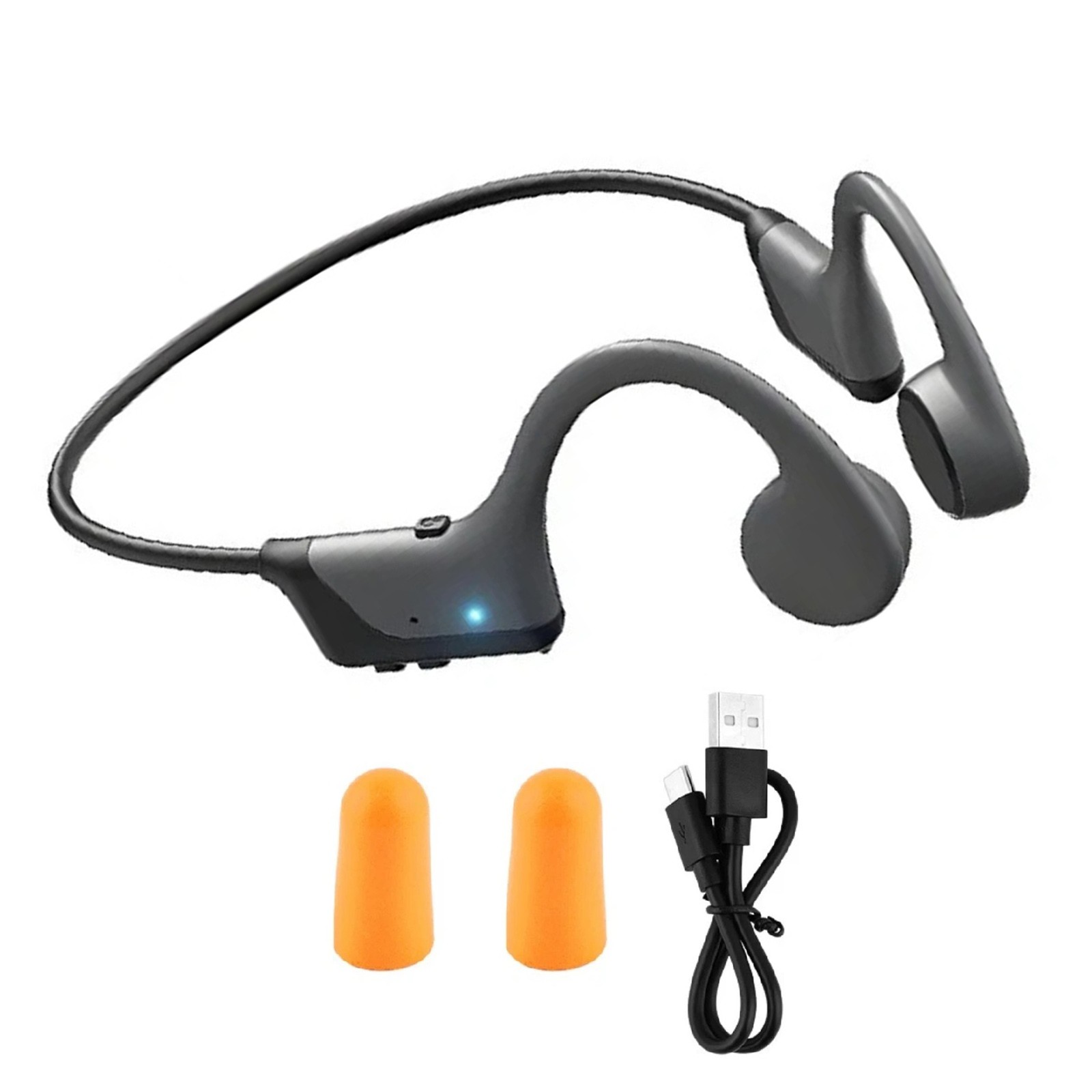 Bone Conduction Headphones Bluetooth 5.4 IPX5 Waterproof 16.2MM Driver for Trail