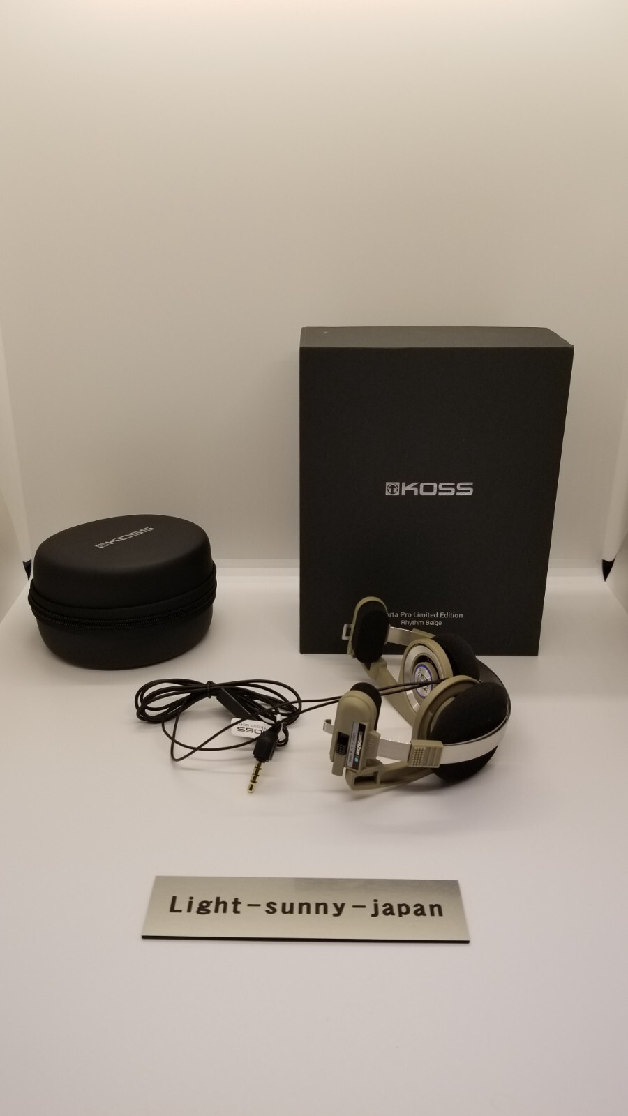 Koss Porta Pro Limited Edition Rhythm Beige On-Ear Headphones new Holiday Gifts