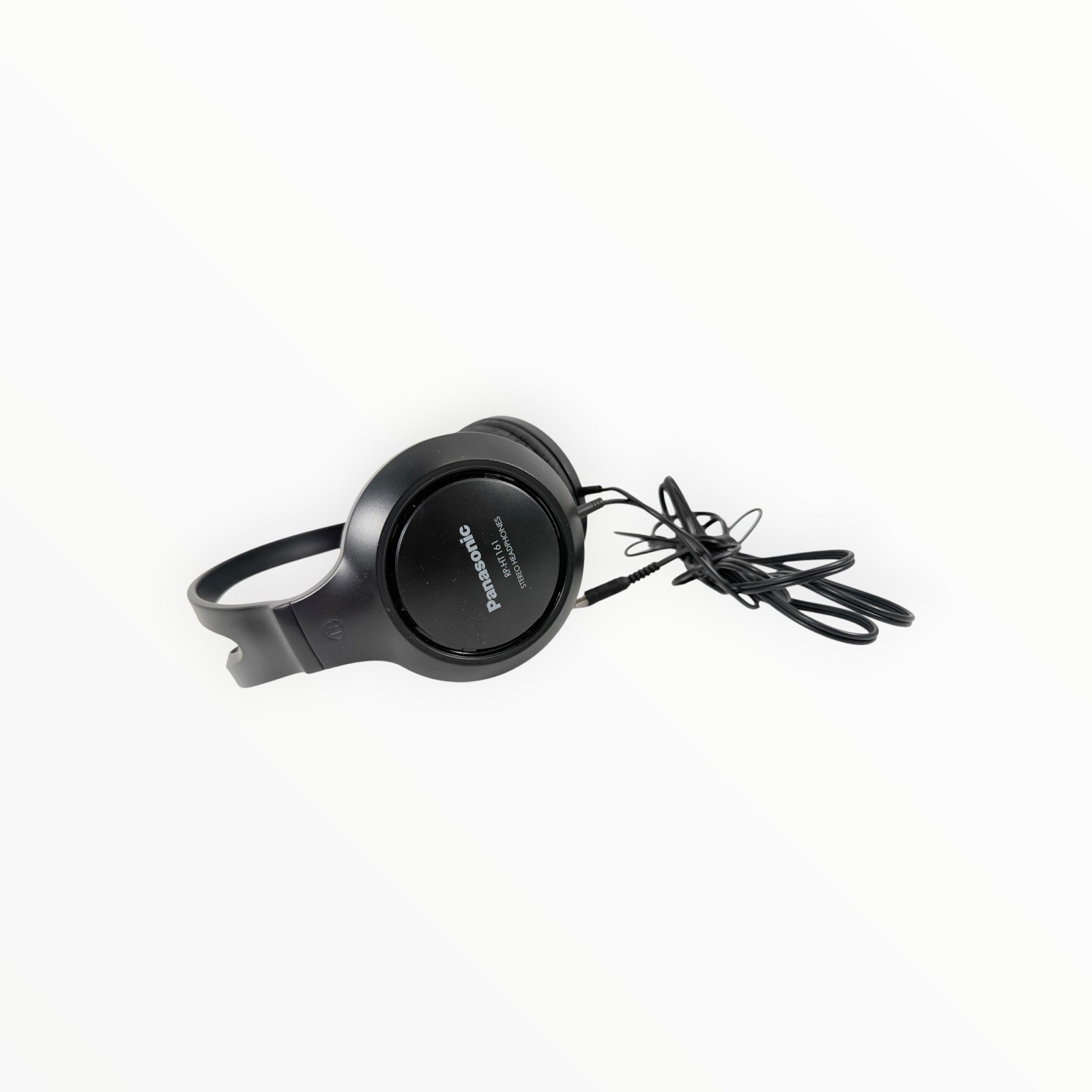 Panasonic RP-HT161 Over the Ear Corded Cushioned Headphone – Black 2M Long Cord