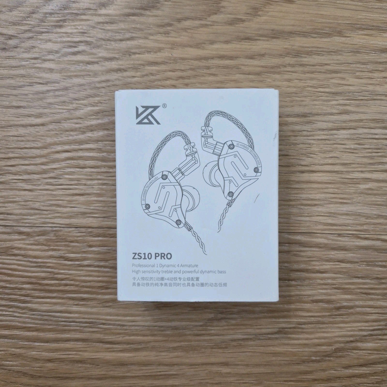 KZ ZS10 Pro 4BA+1DD 5 Driver In-Ear Hifi Metal Earphones With Detachable Cable
