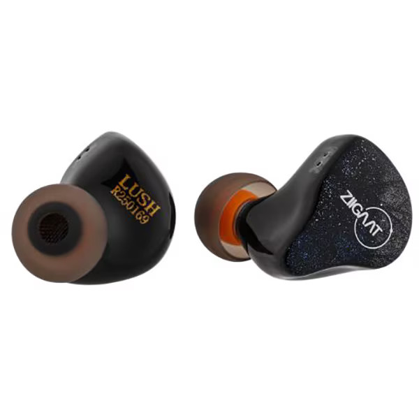 ZiiGaat Lush In-Ear Earphones Hybrid 1DD 4BA Silver Blue ZII012 R87240574