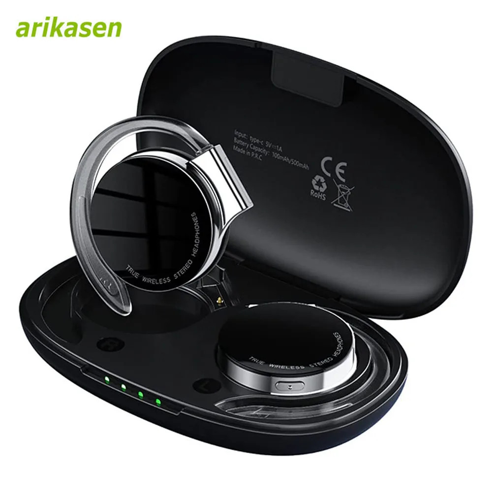 Open Ear TWS Noise Cancelling Bluetooth Headphones for Sports & Workouts