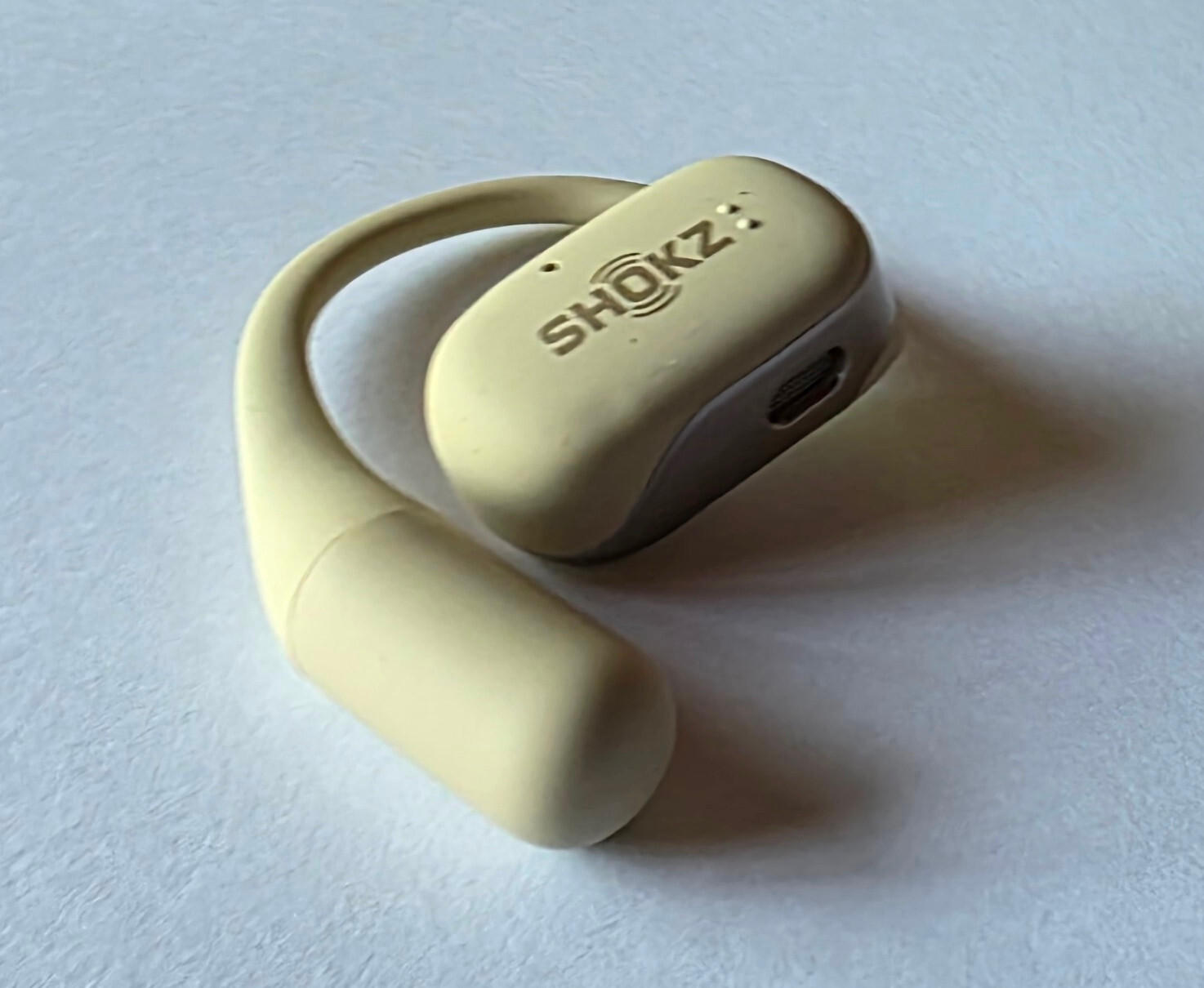 DEFECTIVE OEM Beige Shokz OpenFit Open-Ear RIGHT SIDE Wireless Earbud – NO POWER
