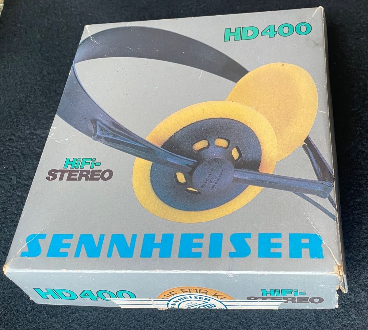 Sennheiser HD400 Open Air Vintage Headphones Germany Box Pads Used