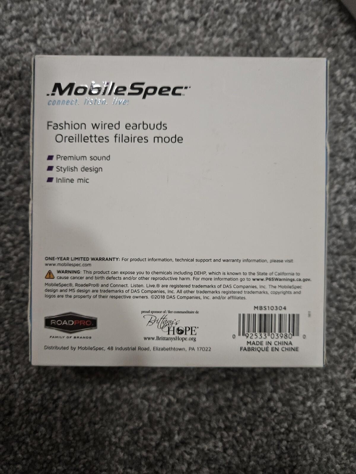 Mobile Spec Wired Wood Buds Wicked Sound Earbuds