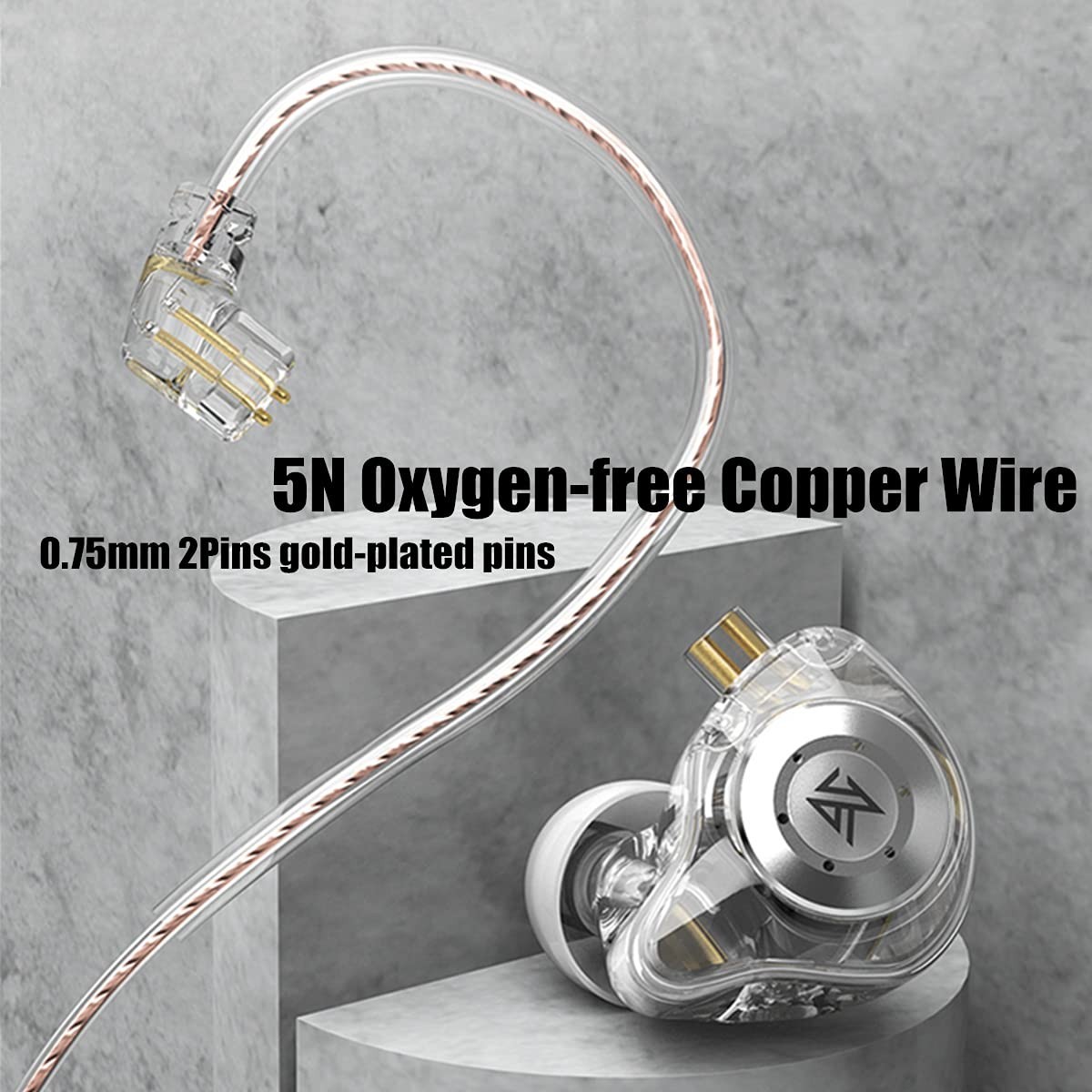 High-Performance In-Ear Monitor Headphones, 10mm Dynamic Driver, Deep Bass, Wire