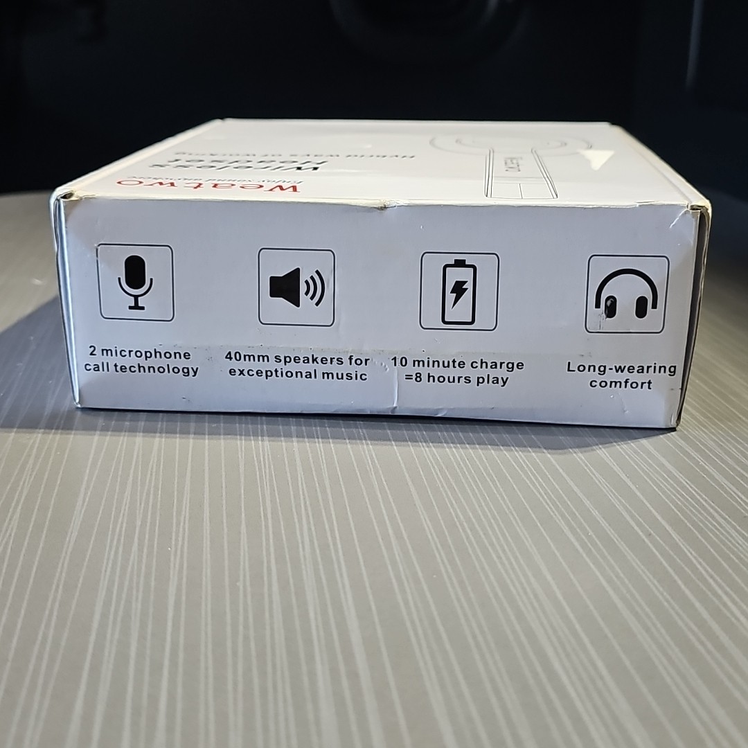 Weatwo Wireless Headset Class 1 V5.1 Bluetooth Headset with CVC8.0 Dual Micropho