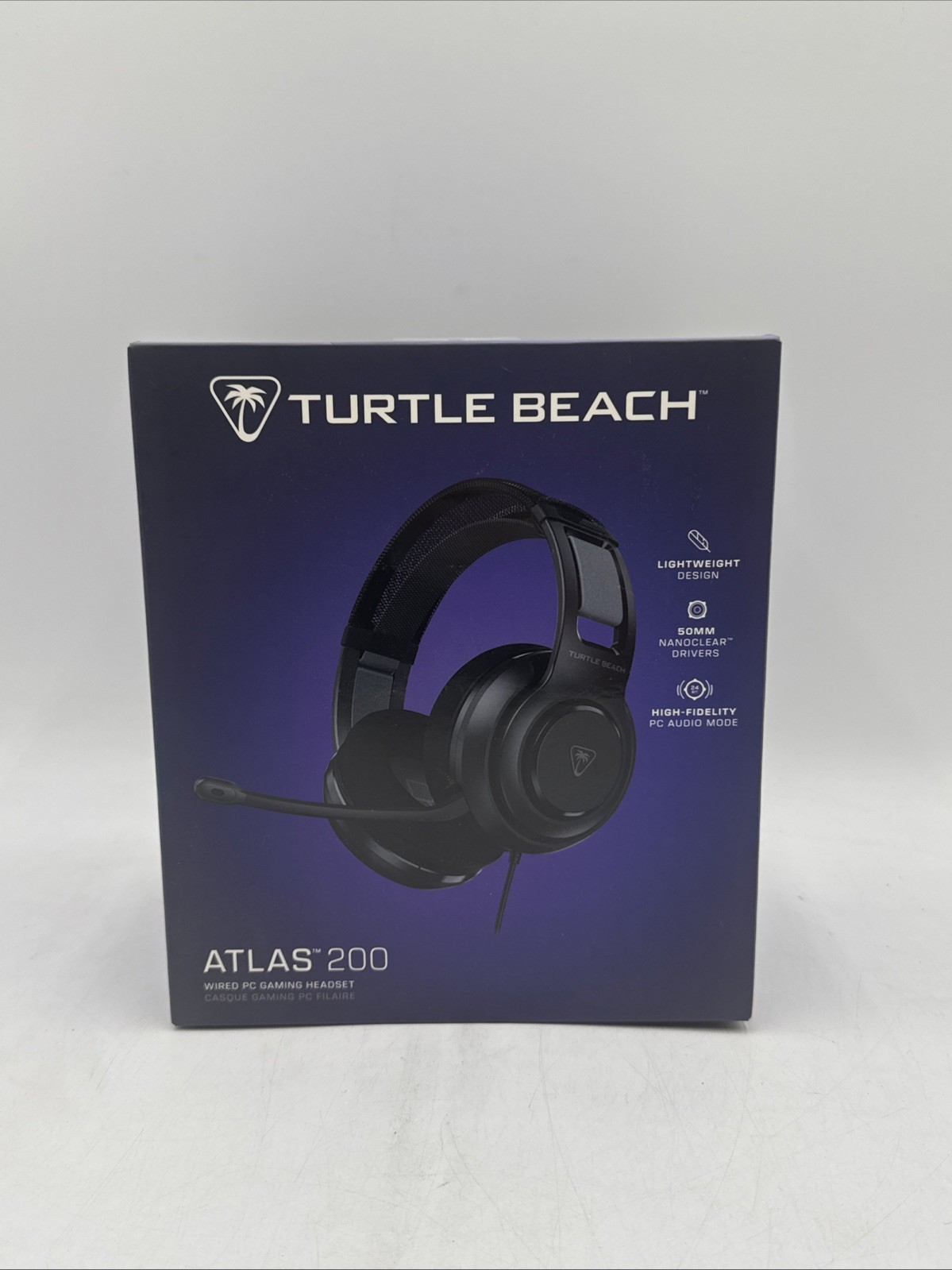 TURTLE BEACH Atlas 200 Wired PC Console and Mobile Gaming Headset – Black