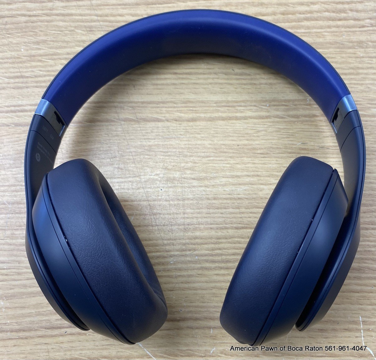 Beats Studio Pro Wireless Noise Cancelling Headphones Navy Blue w/ Case Cables