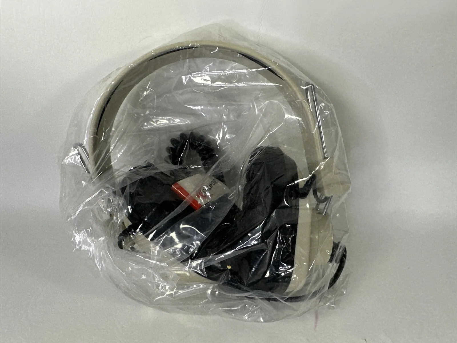 Vintage Califone 2924AV-P Mono Headphones 6’ coiled cord and 1/4″ Plug NOS