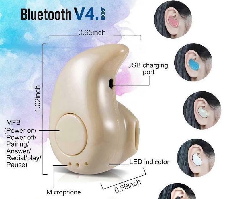 BLUETOOTH MINI HEADPHONE FASHION STYLE PRO stereo earphone headset RECHARGEABLE