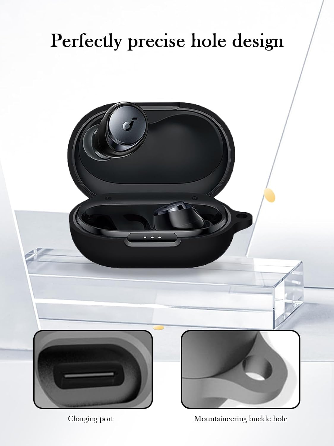 Case for Soundcore by Anker Space A40 Adaptive Active Noise Cancelling Wireless