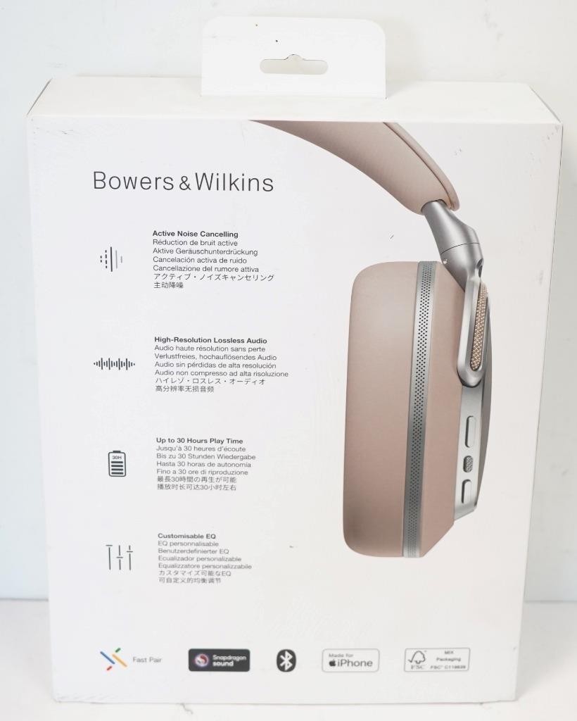 NEW – Bowers & Wilkins PX8 S2 Noise Cancelling Wireless Headphones – Warm Stone