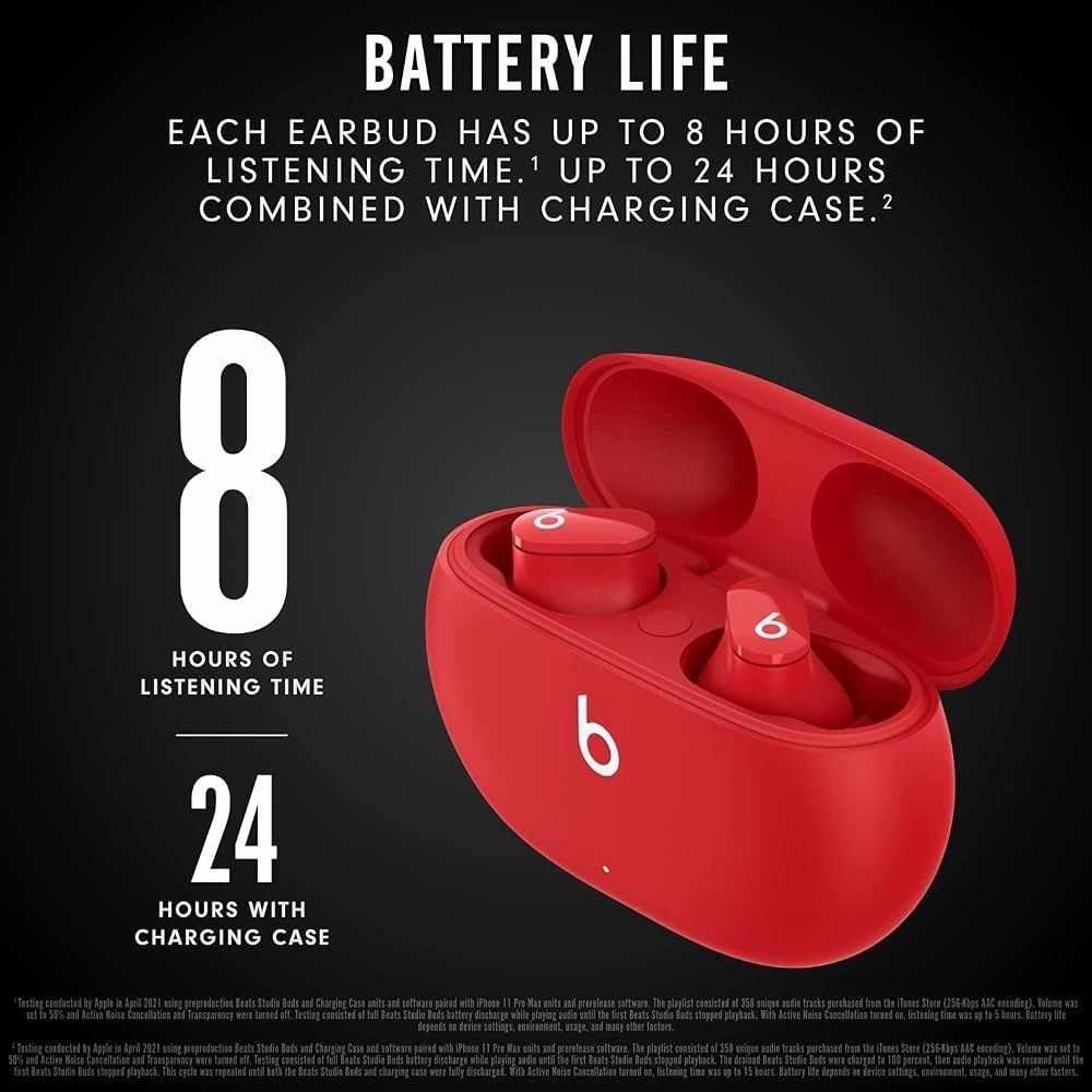 Beats by Dr. Dre Studio Buds – Red