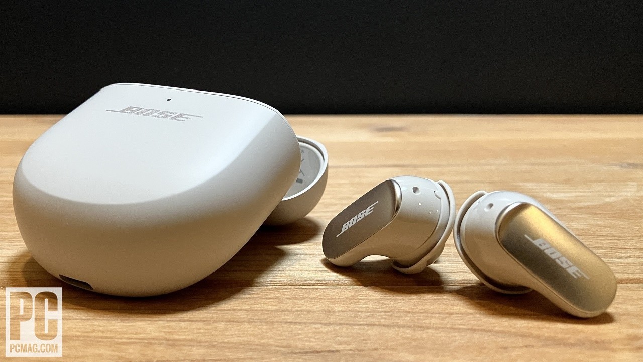 Bose QuietComfort Ultra Noise Cancelling Earbuds, Smoke White