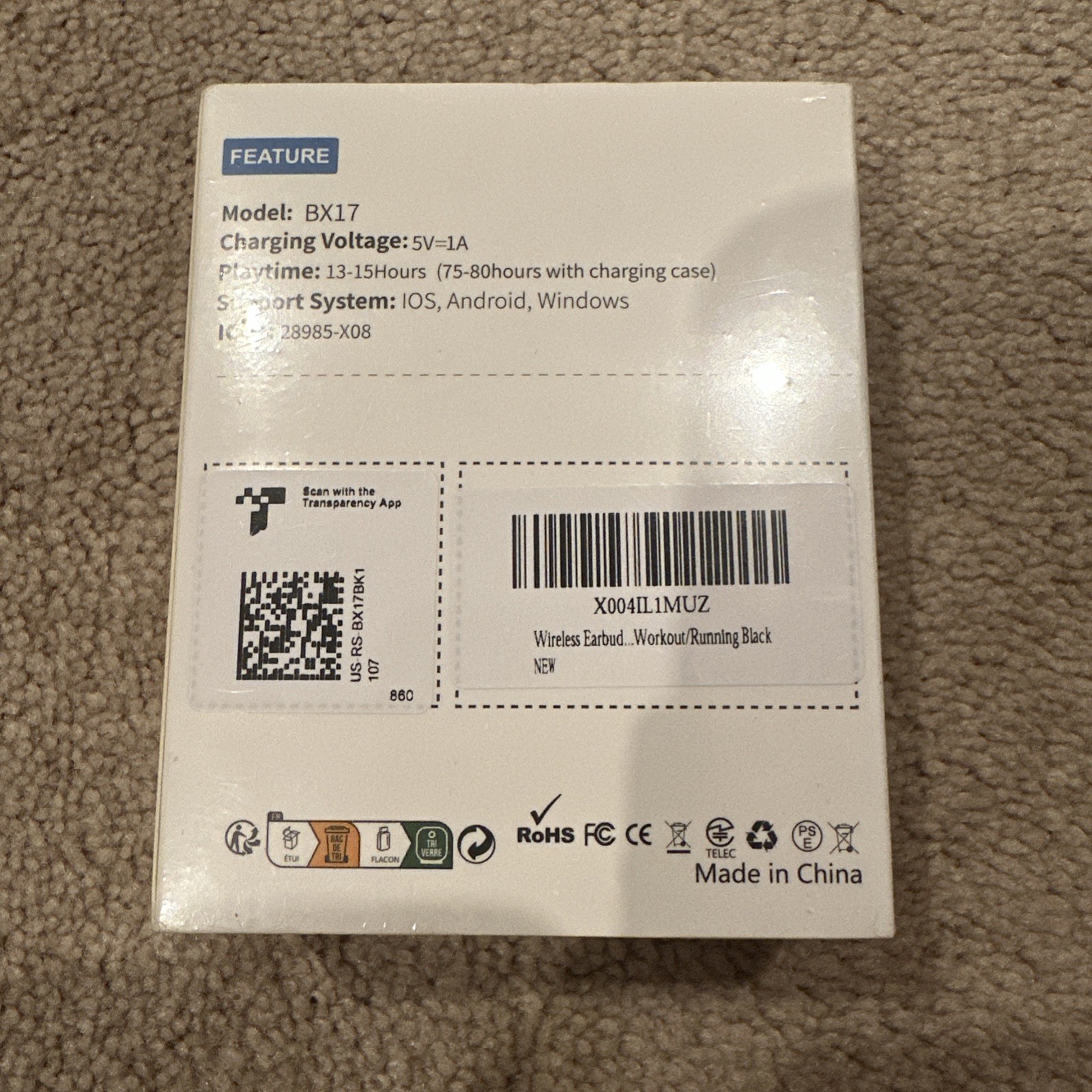 Bx17 Wireless Ear Buds