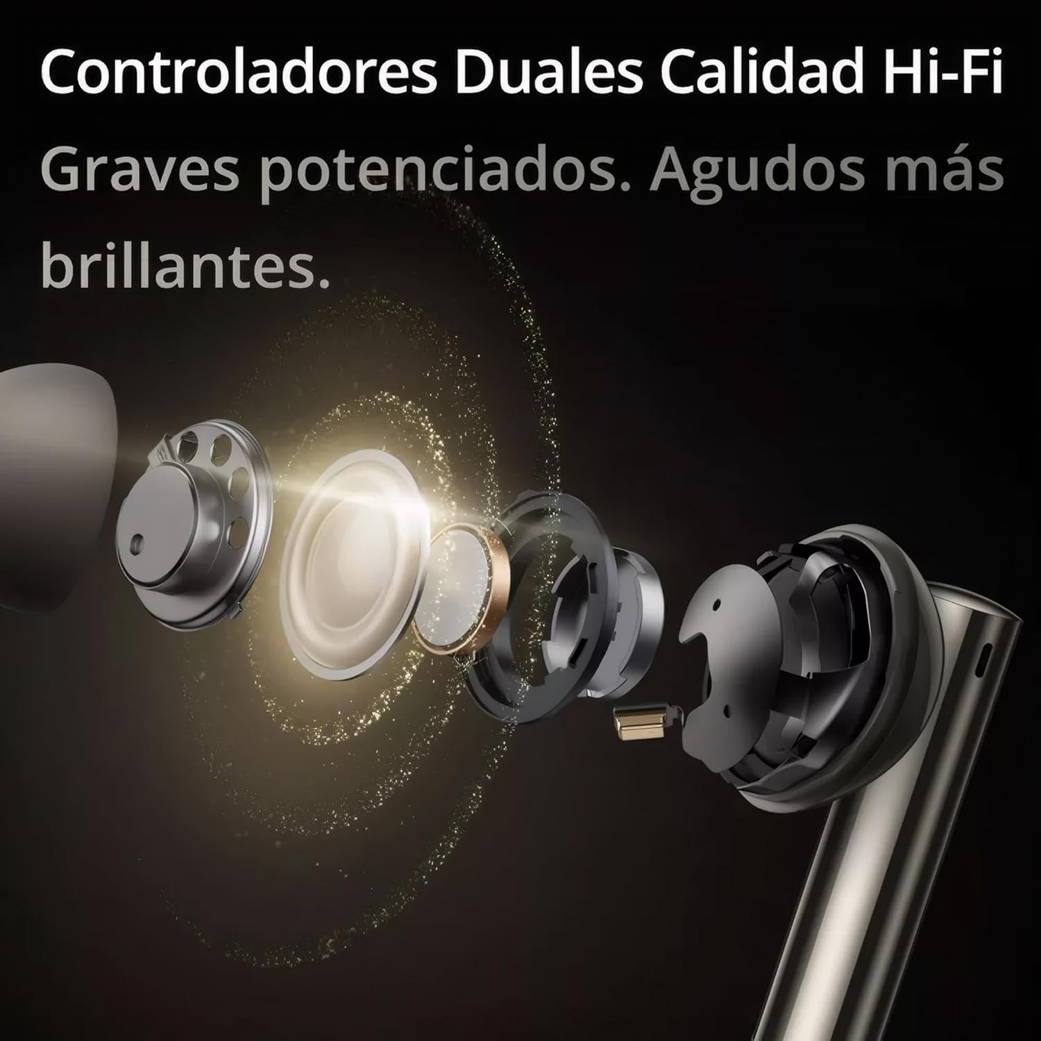 realme Buds Air 6 Pro True Wireless Earbuds, 50dB Noise Silver Blue