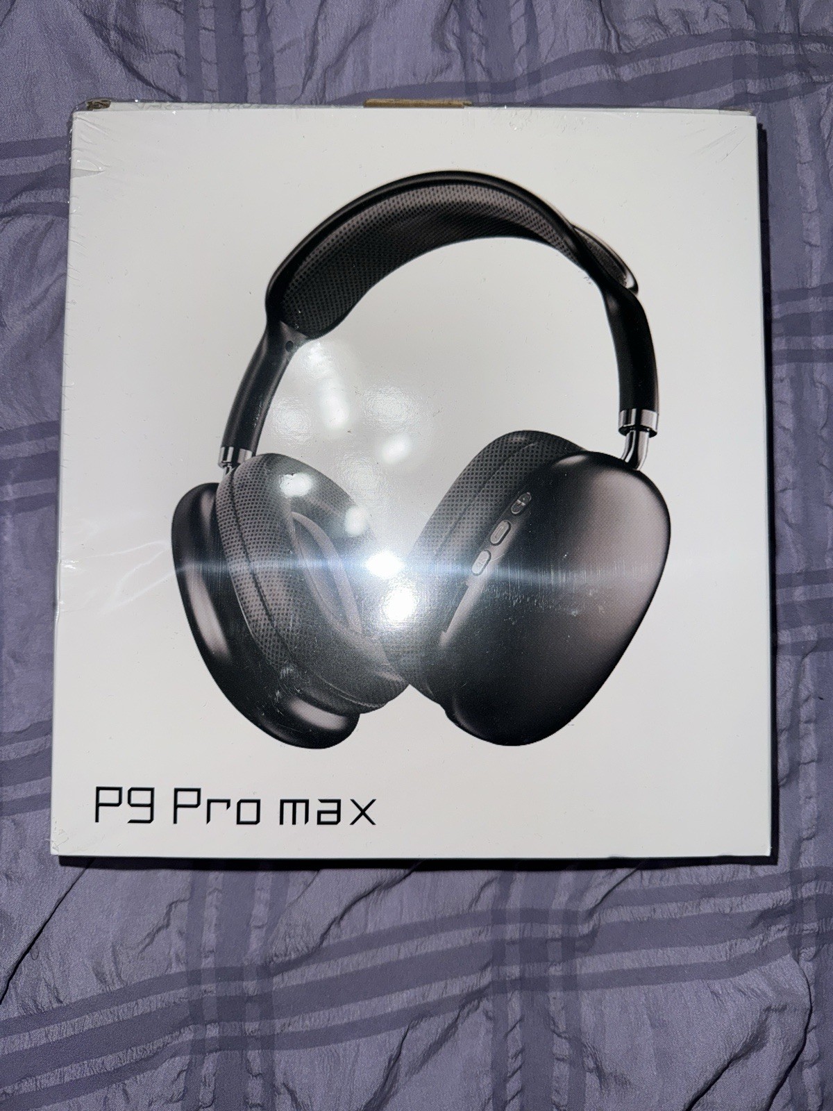 New P9 PRO MAX Headphones Noise Cancelling Bluetooth Earphones Black