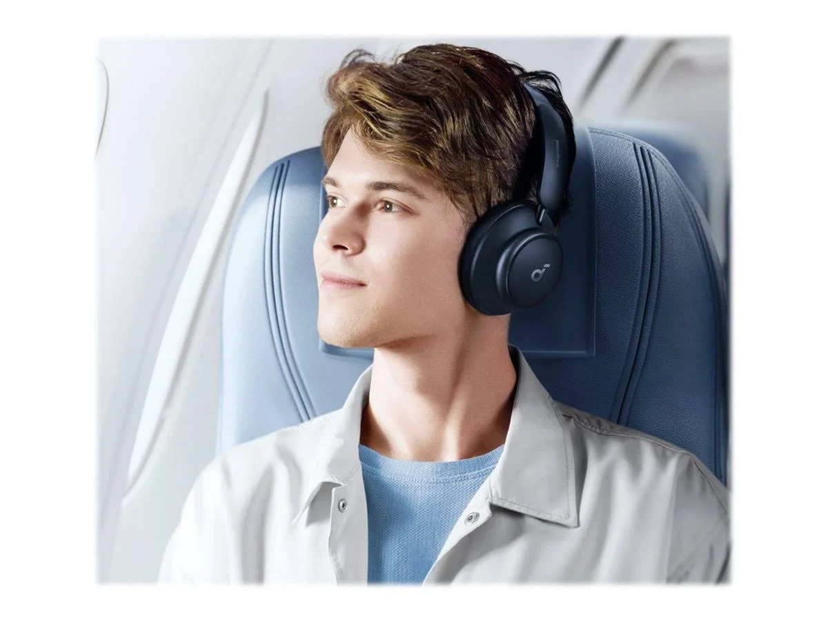 Soundcore Space Q45 Wireless Bluetooth Over-Ear Headphones ANC Noise Cancel Blue