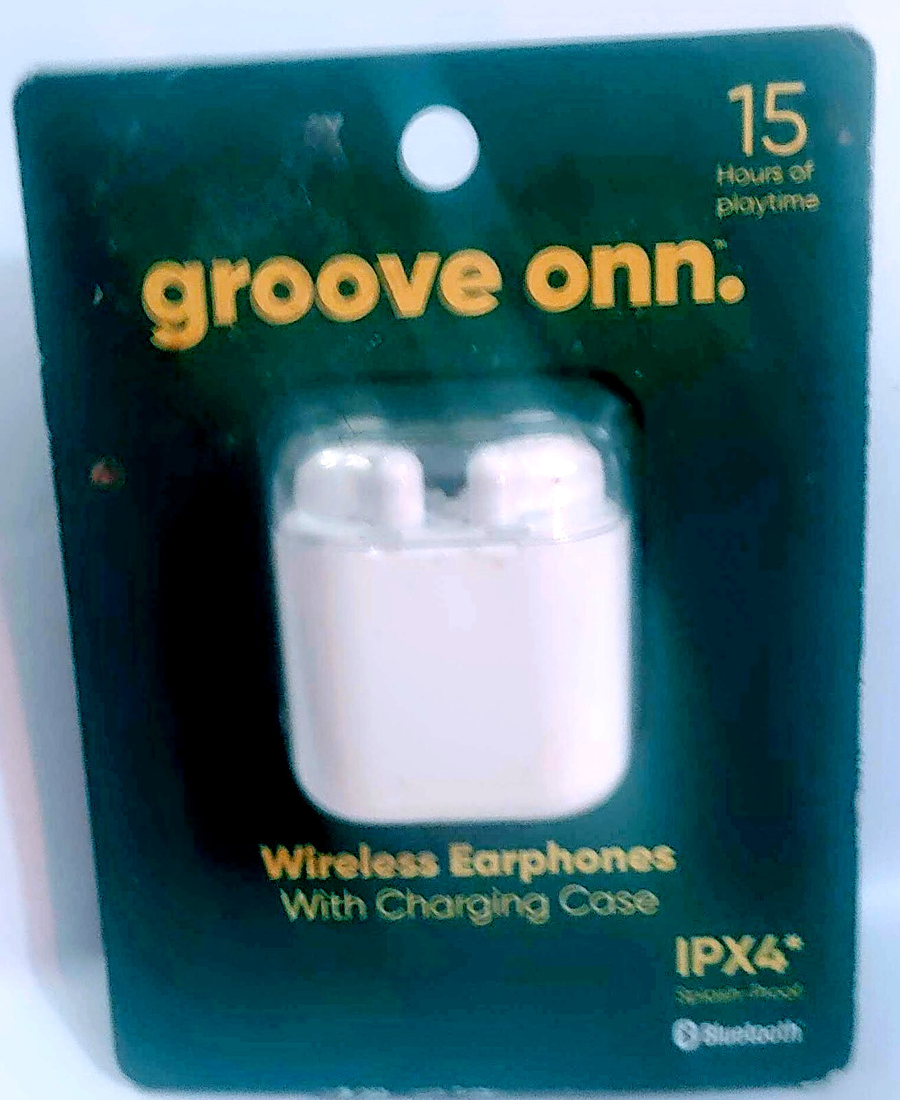 GROOVE ONN WIRELESS EARPHONES/Earbuds with Charging CASE- IPX4-SPLASH-PROOF