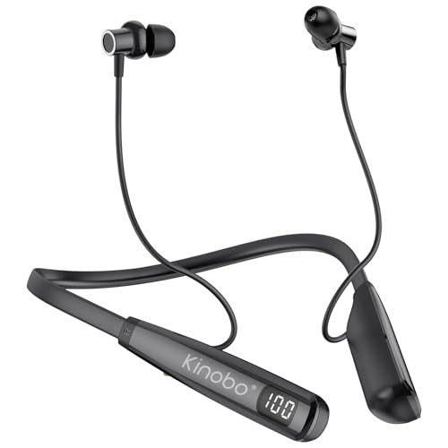 Neckband Bluetooth Headphones, 6.0 Bluetooth 100 Hours Playtime，IPX7 Cable