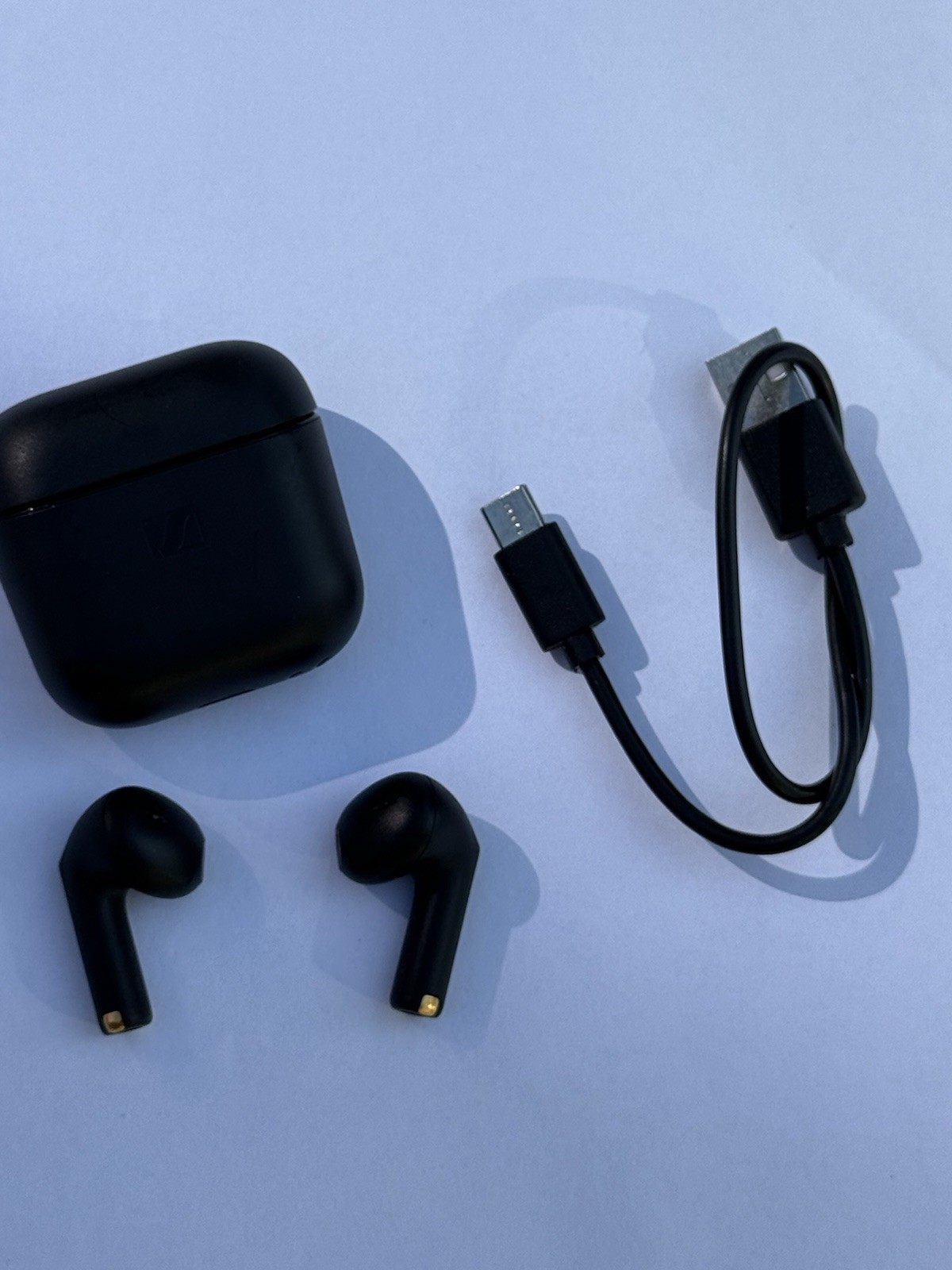 Sennheiser Accentum Open Bluetooth Wireless Earbuds Black w/ Case USB Cable