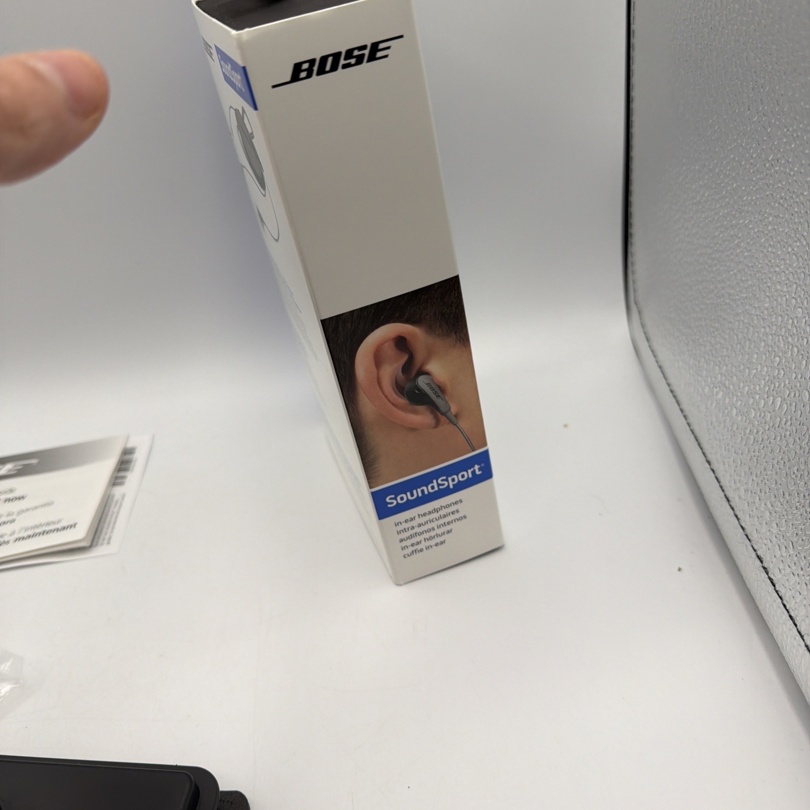 Bose SoundSport In-Ear Headphones – Audio Only – Charcoal/Black (741776-0140)