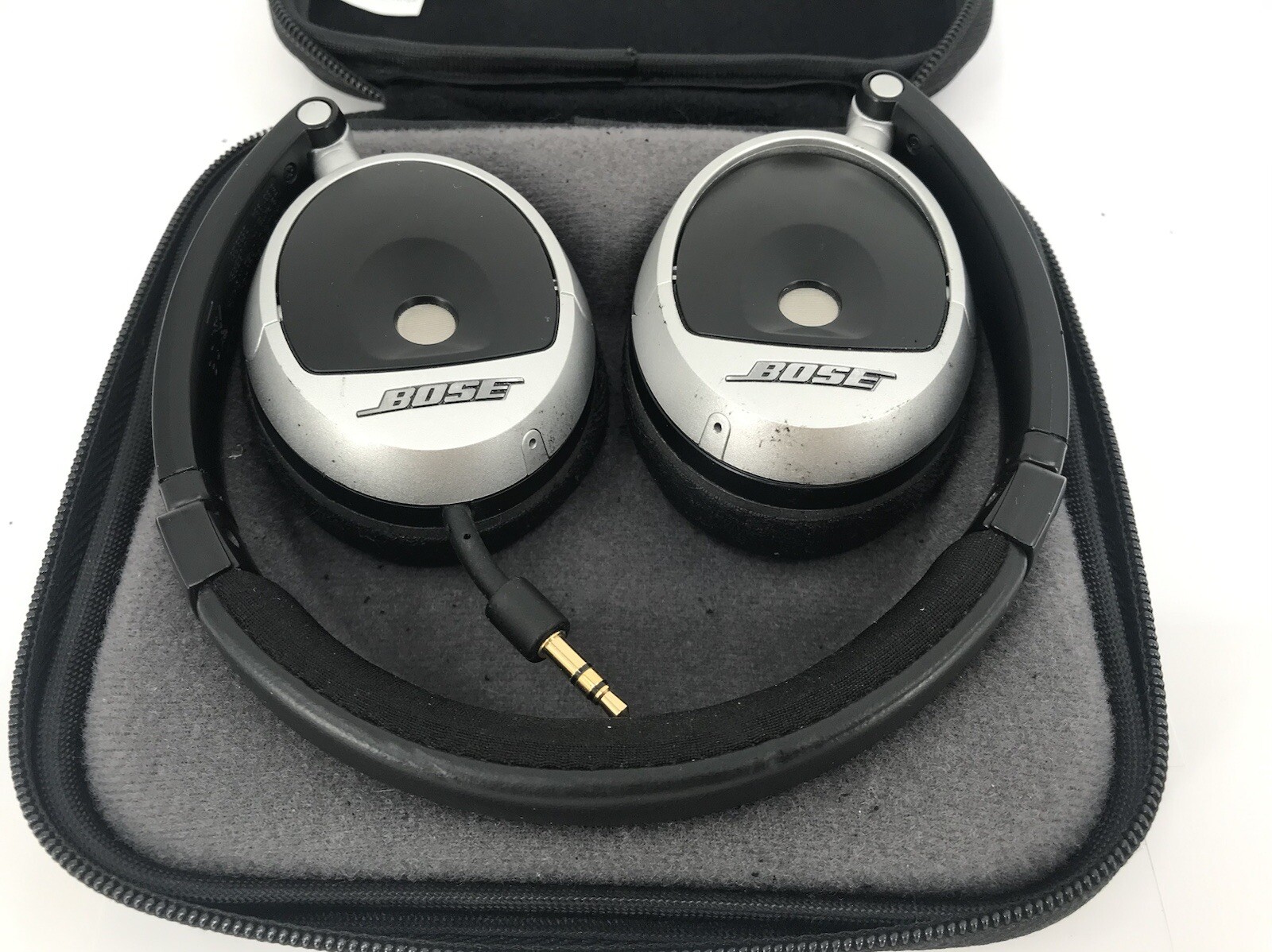 Bose On-Ear Foldable Headphones – Black and Silver With Case