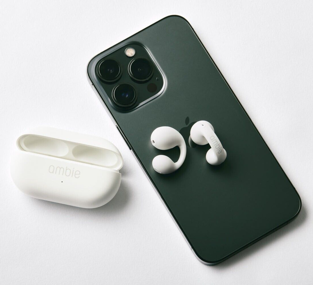 ambie Sound Earcuffs AM-TW02 Bluetooth USB Type-C Lithium-ion Battery JAPAN NEW