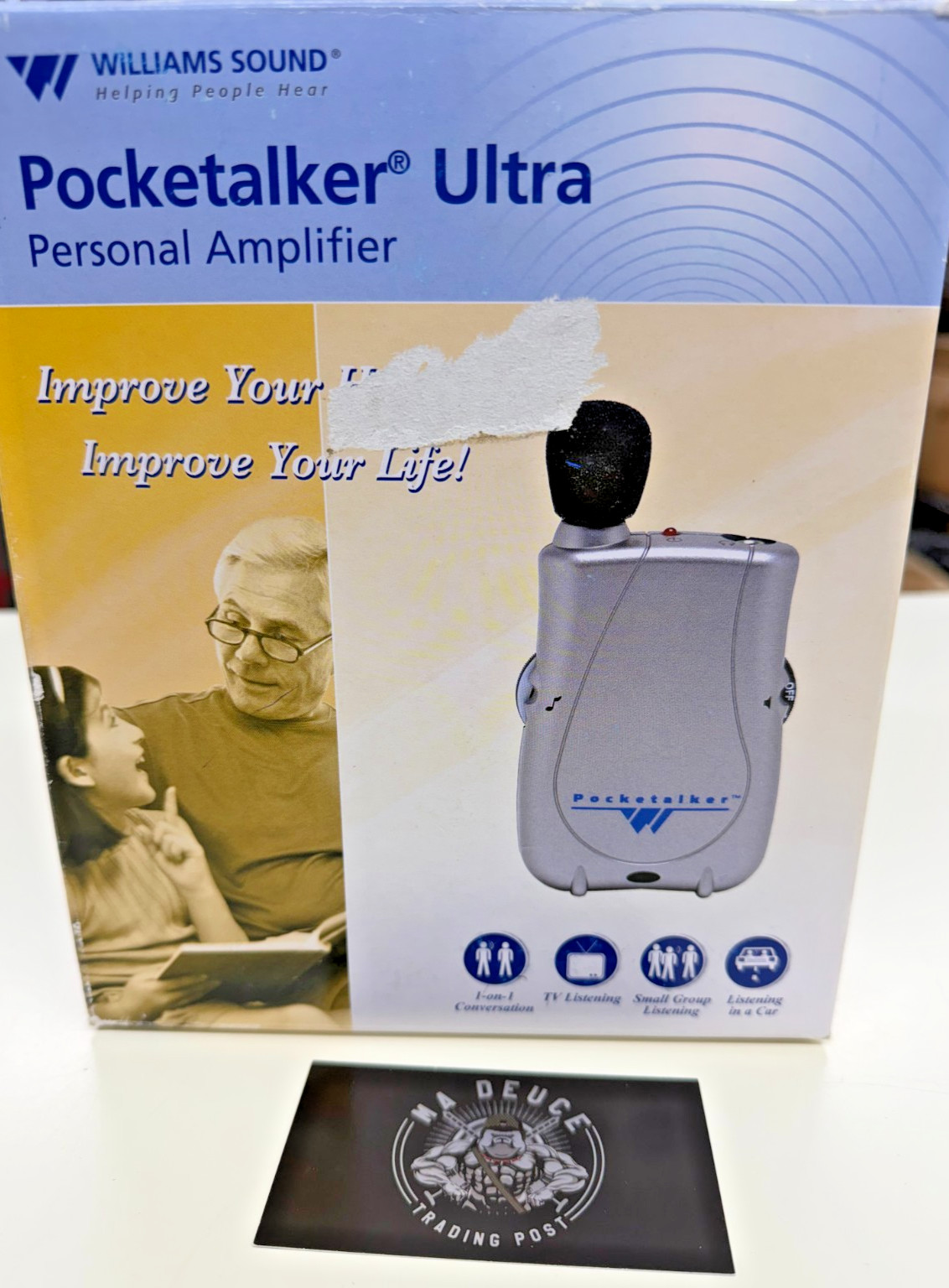 Williams Sound Pocketalker Ultra Personal Sound Amplifier PKT D1 EH