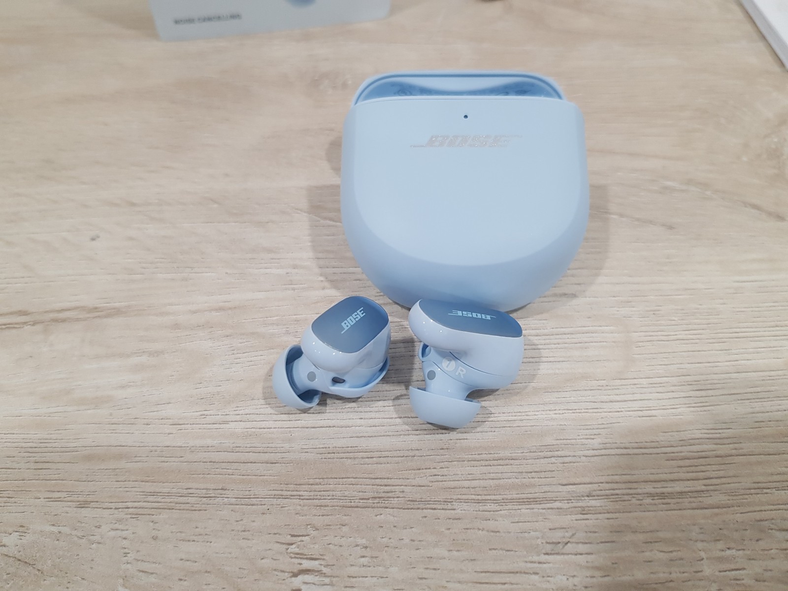 Bose QuietComfort Ultra Wireless Noise Cancelling In-Ear Earbuds Moonstone Blue