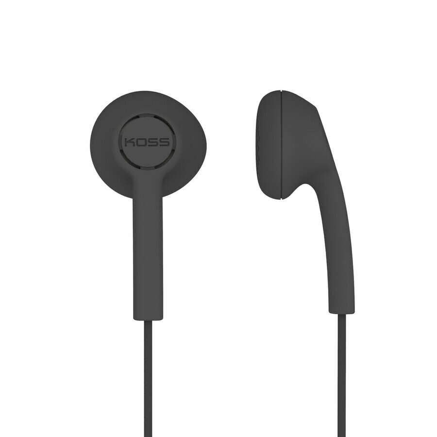 KOSS 192807 KE5 4Ft Stereo Earbuds & In Ear Headphones 3.5mm Wired Black