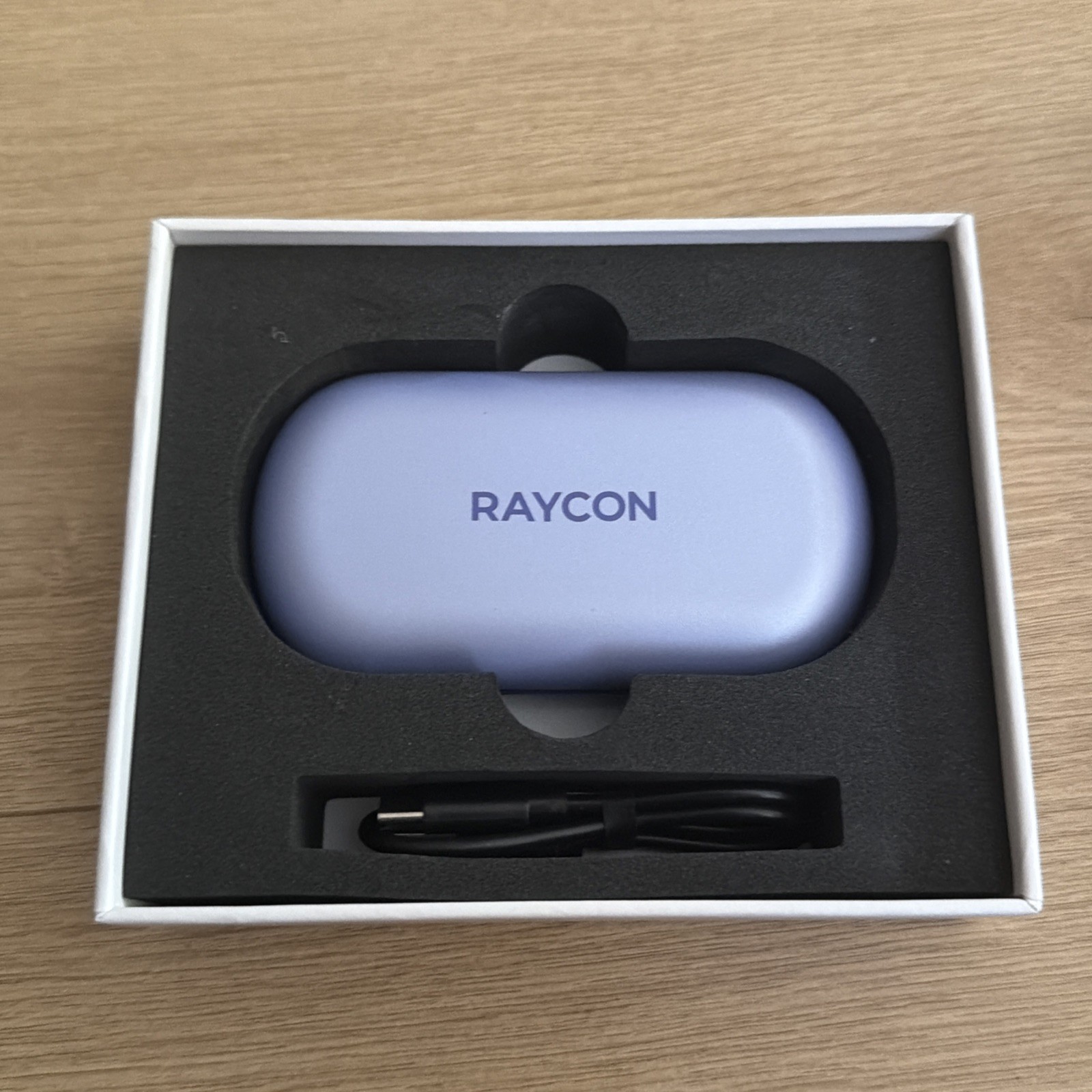 Raycon Fitness Open-Earbuds Bluetooth Wireless Headphones IPX5 Waterproof Purple