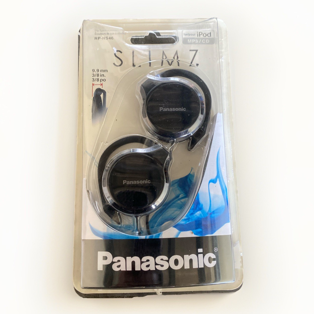 Panasonic RP-HS46 Ear-Hook Headphones – Black OPEN BOX NEW OLD STOCK