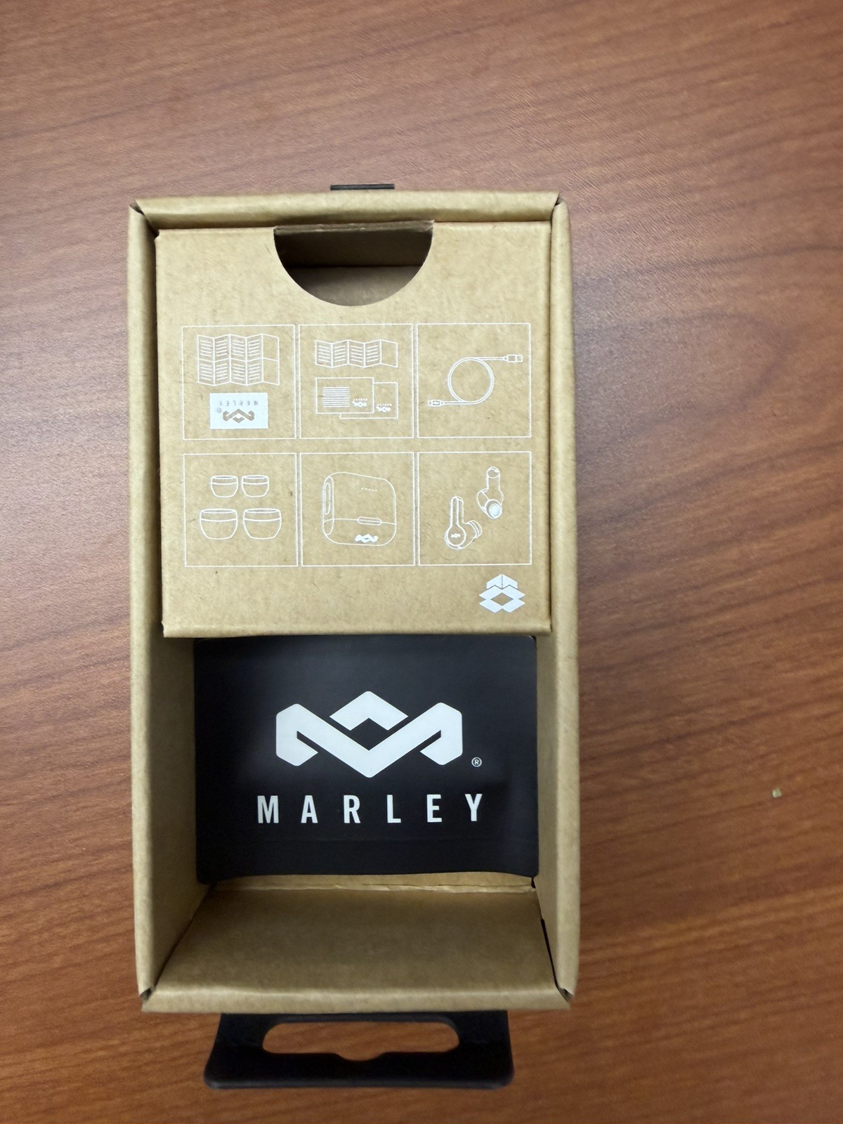 House of Marley Rebel True Wireless Bluetooth Earbuds NC Mic IPX5 Black/Brown