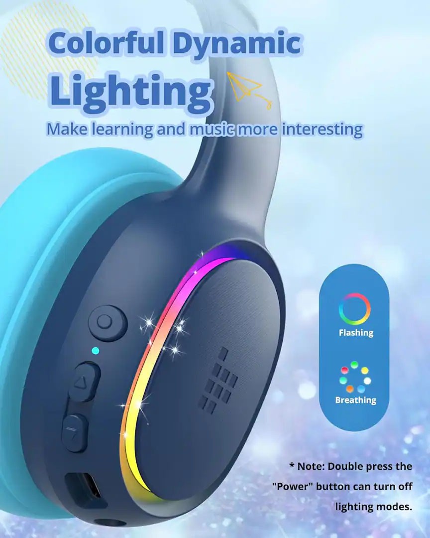Tronsmart KH03 Kid Bluetooth Headphones,Wireless Headset Active Noise Cancelling