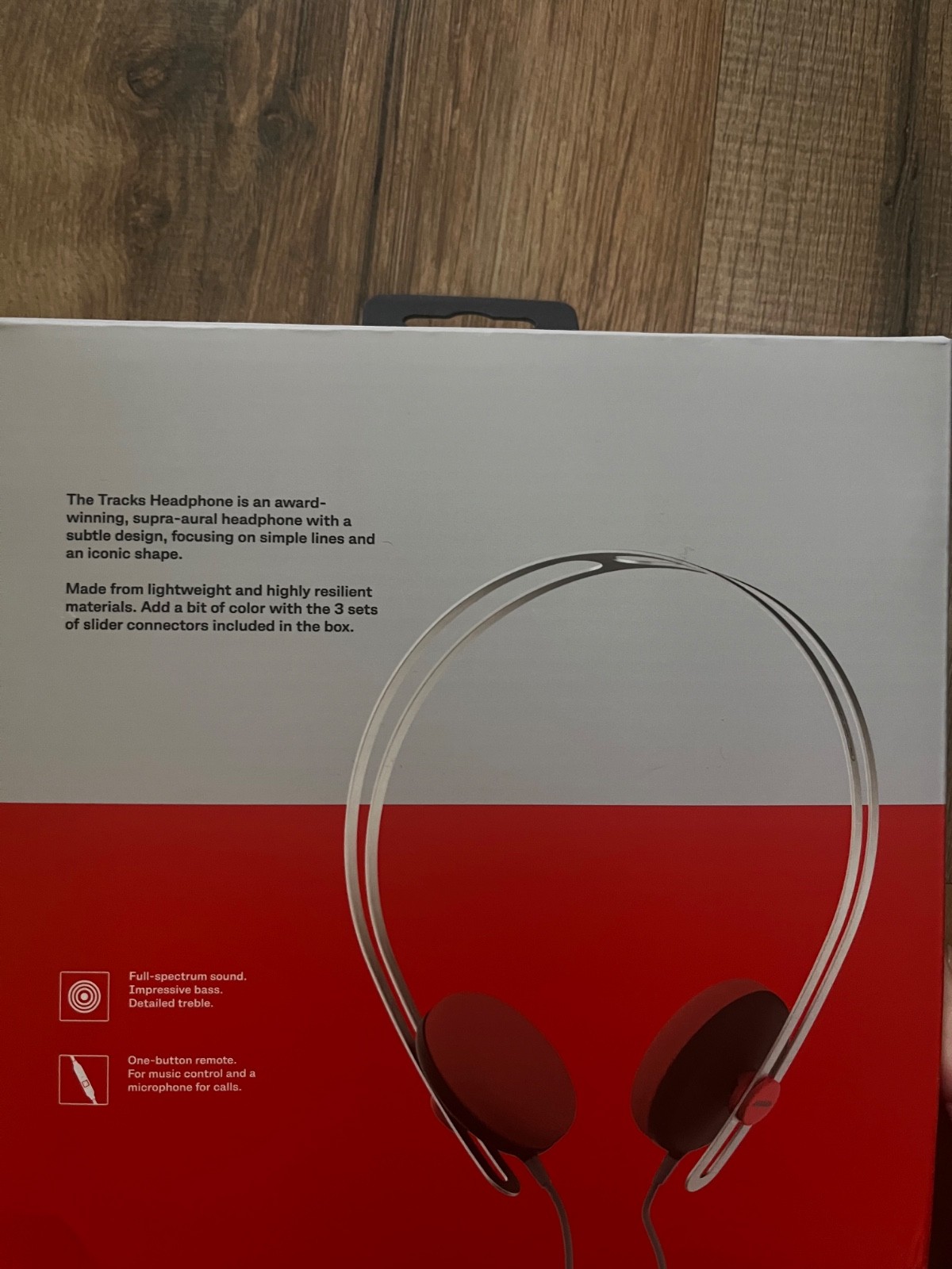 AIAIAI Blood Orange Tracks 3.5mm On-Ear Headphones with Microphone Brand New
