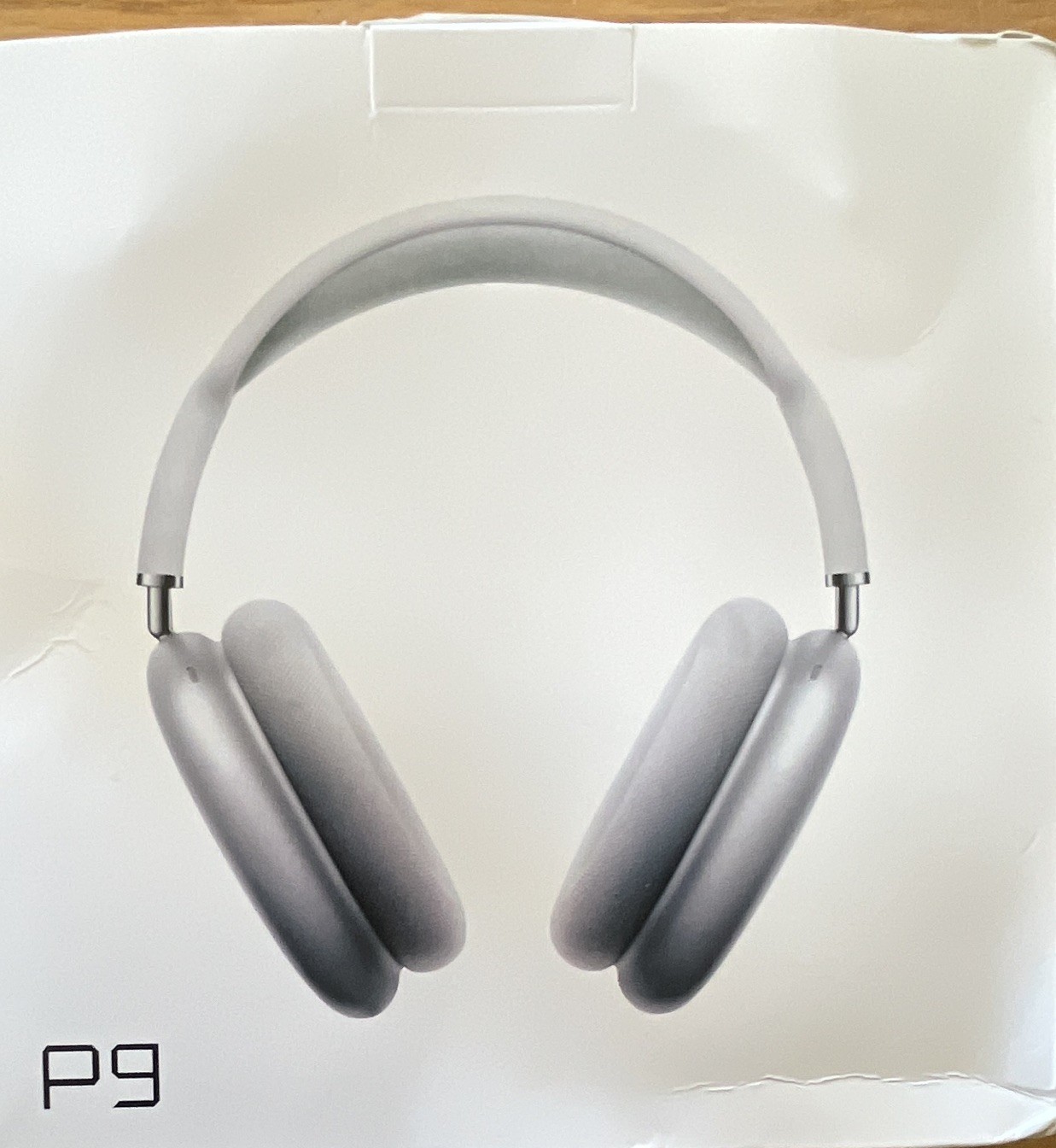 P9 Bluetooth Over-Ear Headband Headphones Gray 50mm Drivers Double Earpiece