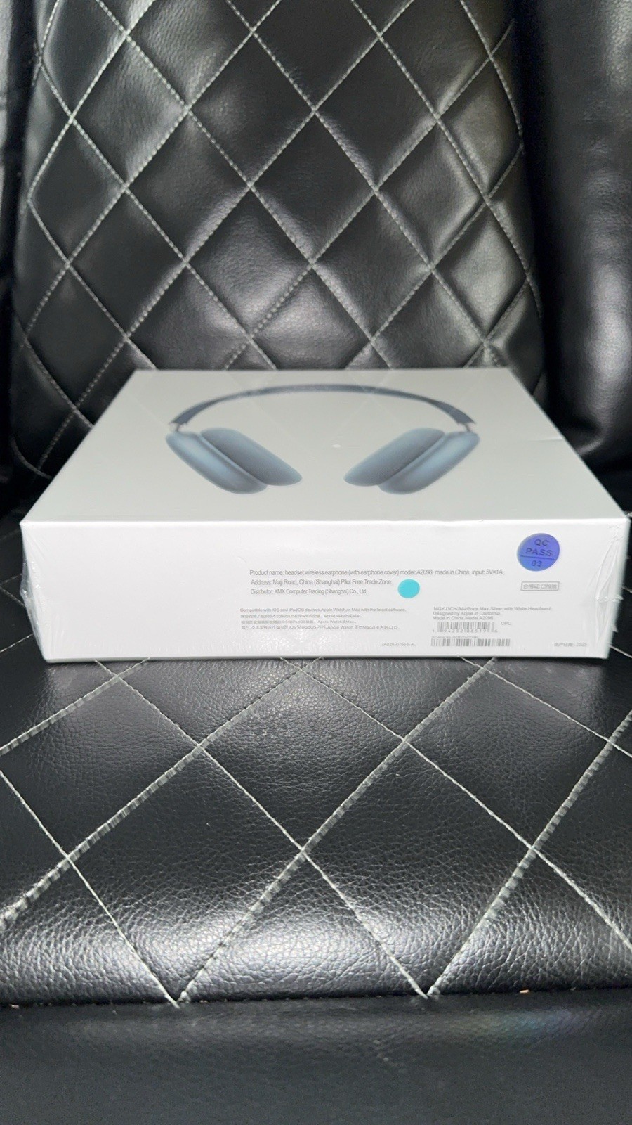 Apple AirPods Max Blue Over-Ear Wireless Bluetooth 40mm Noise Cancel A2096
