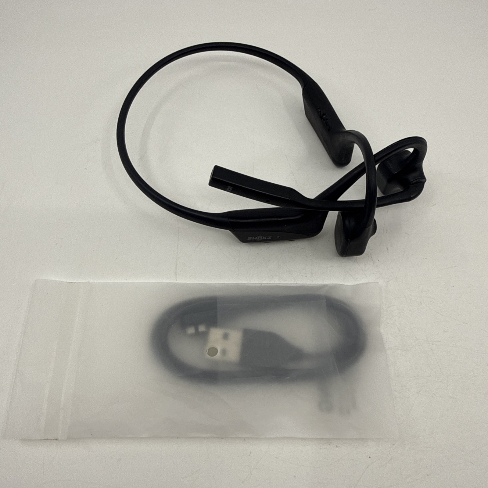 Shokz OpenComm2 C110 Conduction Stereo Bluetooth Headset Black + Charger