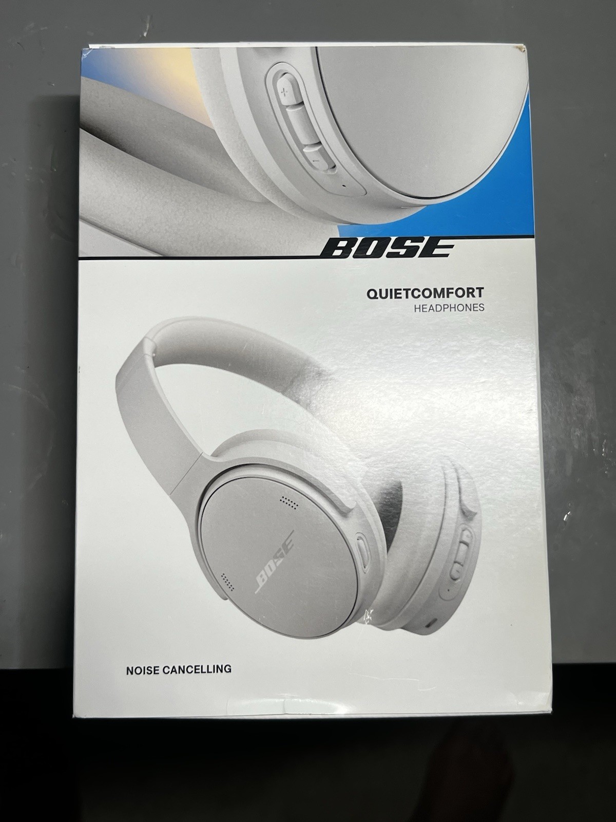 Bose QuietComfort Headphones White Bluetooth Noise Cancelling w/ Case & Box
