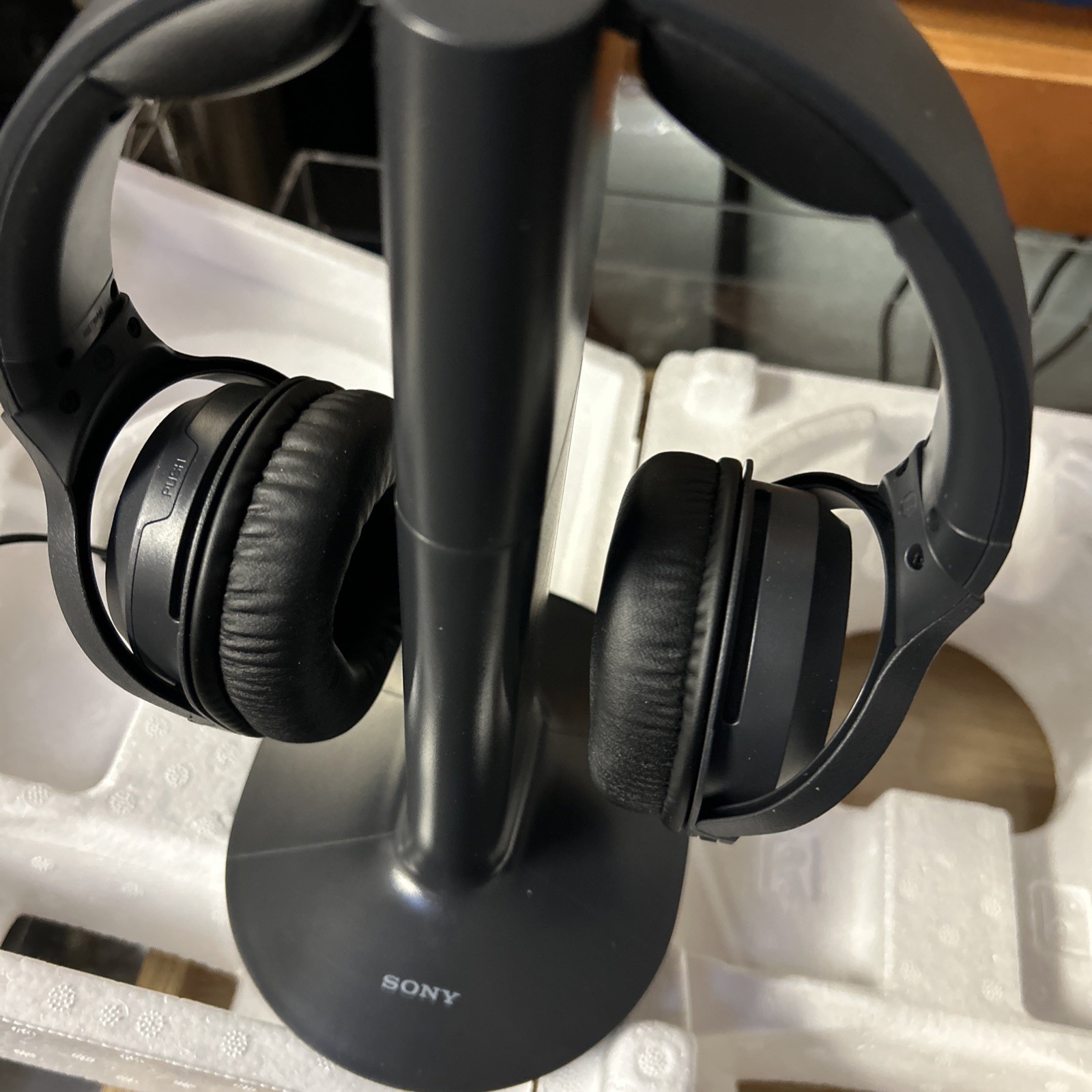 Sony RF400 Wireless Home Theater Headphones – Black