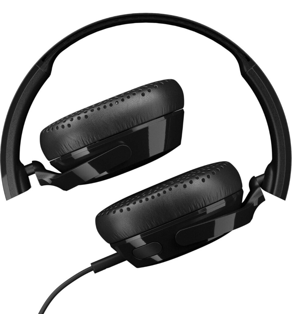 Skullcandy Riff Wired On-Ear Headphones (S5PXW-L003) – Black – NEW