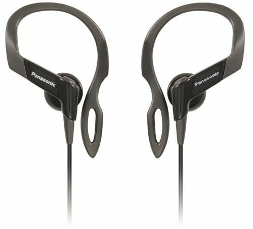 Panasonic RP-HS16-K, In-Ear Earbud Heaphones with Flexible Ear Hinge (Black)