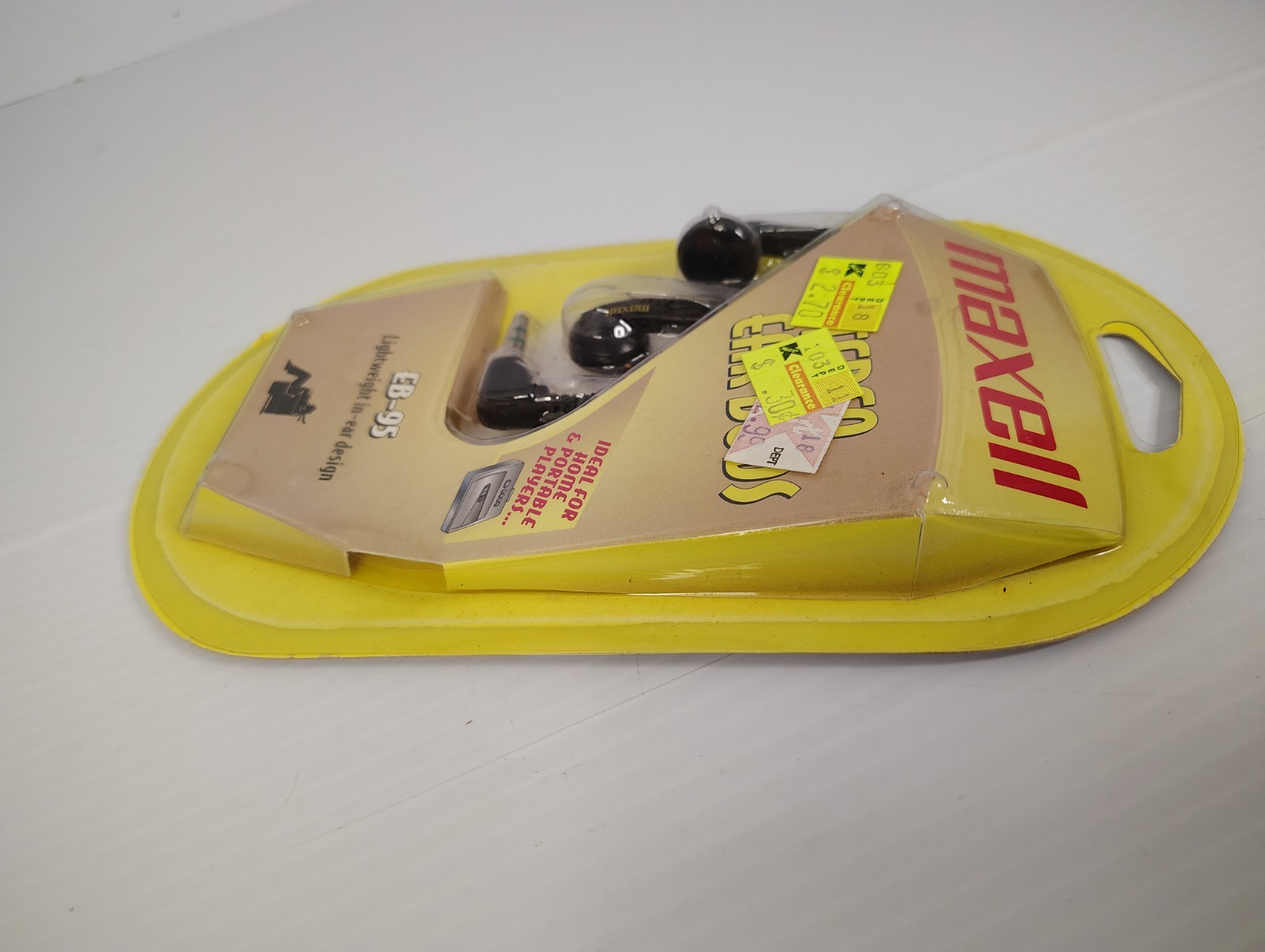 Maxell EB-95 Stereo Earbuds Headphones Vintage New Stock
